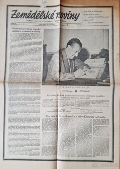 Úmrtí Stalin,Úmrtí Gottwald - i Pravda a Gazeta noviny - 11