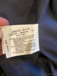 Armani Jeans bunda kožená,pánská,vel.50,vintage - 11