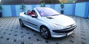 Peugeot 206 CC Kabriolet 1,6i - 80kw. Slušný stav i výbava - 11