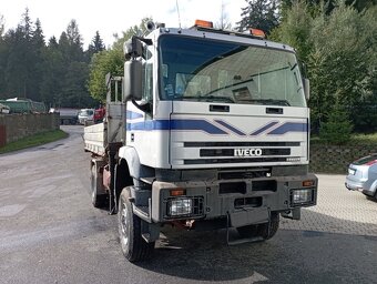 Prodám Iveco 440 sklápěč 4x4 s hydraulickou rukou PM 8 - 11