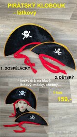 Námořnické čepice, kapitánské čepice, pirátské čepice... - 11