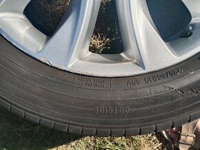 ALU kola Mazda r19 originál,5x114,3,et50,pneu 6-7mm letní - 11