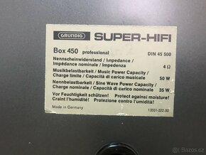 Grundig Super HiFi box  450 profesional - 11