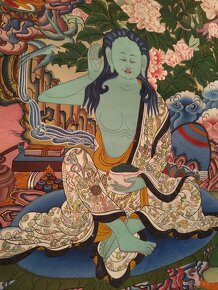 Tibetská thangka obraz Milarepa - originál - 11