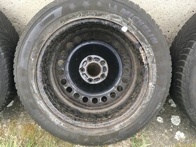 4 ocel.disky 6,5Jx16 5x108 + zimní pneu 205/55 R16 - 11