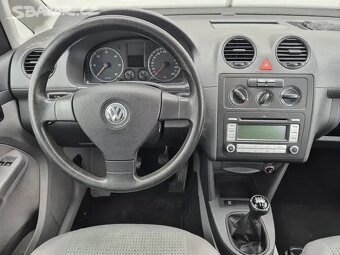 VW Caddy 1.9TDI 77kW, bez koroze,serviska,klima - 11