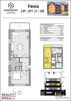 Prodej, byty/2+kk, 48 m2, Loučná E54, 43191 Loučná pod Klíno - 11