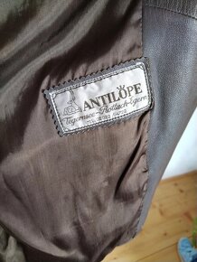 Antilope vel: 54 (L/XL) Luxusní, kožený, myslivecký kabát - 11