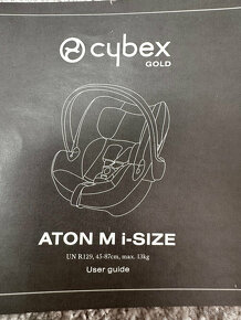 Autosedačka Cybex Aton M i-Size Fancy Pink - 11