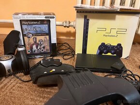 PlayStation 2 + volant + gametrak - 11