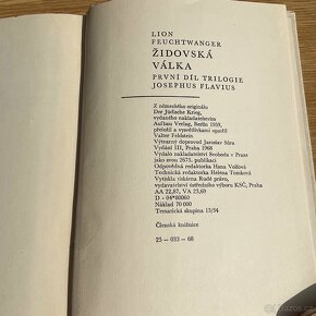 Kniha Židovská válka- 1968 - 11