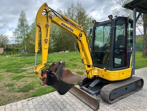 Komatsu PC26MR-3 minibagr 2.7T 2015 + 3x kžíce - 11