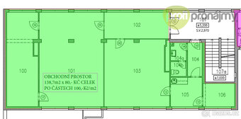 Pronájem obchodního prostoru 139 m² - 11