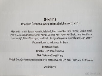 O-kniha, ročenka ČSOS 2018, 2019, 2021 - 11