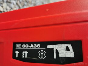 Hilti te 60-a36 aku vrtaci sekaci kladivo sds max - 11