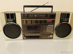 Radiomagnetofon/boombox Sharp GF-A1H, rok 1985 - 12