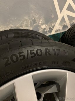 Alu kola Škoda R17 5X112 LETNÍ PNEU 205/50 R17 CRYSTAL - 12