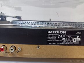 GRAMO Medion MD83821, poloautomat, USB, SD, stroboscop - 12