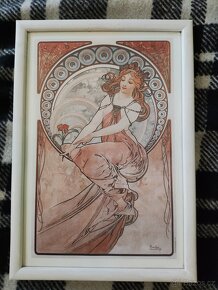 Alfons Mucha - zarámované reprodukce 12 ks - 12