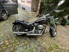 Harley Davidson Fat Boy - Přestavba zadního kola - 12