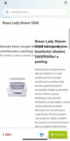 Damský holící strojek Braun Lady Shaver 5560 - 12