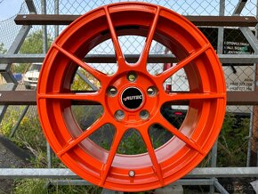 Alu kola 5x112 r17 AUTEC WIZARD Racing Orange TOP SADA - 12