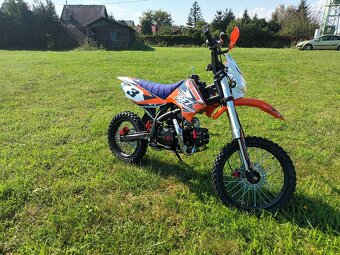 Pitbike Jaguar 125ccm 17/14 oranžová - 12