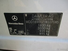 MERCEDES A180CDI 80kw 2012 bez koroze na opravu nebo díly - 12