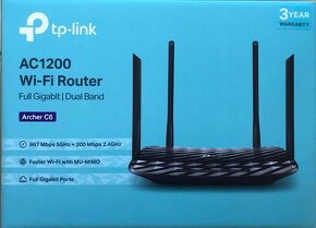 Wi-FI VDSL/ADSL routery, 2x O2 Smart Box, 1x TP-LINK C6 - 12