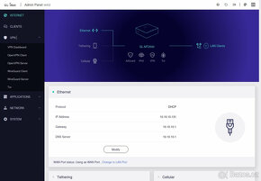 GL-iNet Brume 2 (GL-MT2500) VPN WireGuard a OpenVPN OpenWrt - 12