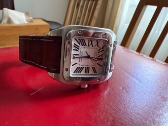 Cartier Santos 100 XL 51 mm originální pánské hodinky - 12