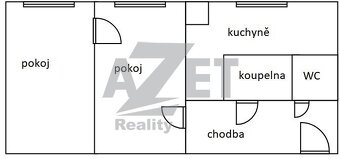 Prodej bytu 2+1, 56 m2, Šternberk - 12