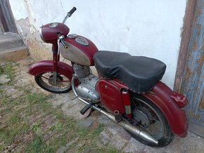 motocykl jawa čz malá kývačka 175 ccm typ 356 TP SPZ 1957 - 12