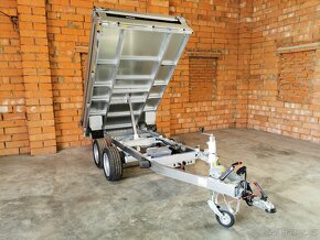 přívěsný vozík – elektrohydraulický sklápěč, 2500 kg - 12