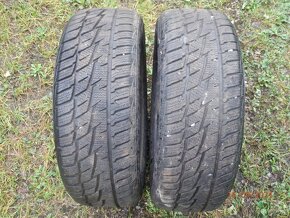 2xZimní gumy MATADOR 195/55 R15 vzorek 2x8MM - 12