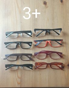 Dioptrické brýle na blízku 4+ a 3,5+ a 3+ - 12
