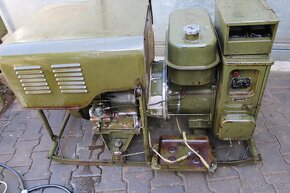 Elektrocentrála armádní cccp 4,5kw 7kw 2 kusy - 12