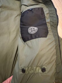 STONE ISLAND nová péřová bunda Velikost L. Zelená - 12