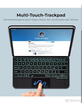 Pouzdro s klávesnicí a trackpadem, Dracool pro iPad 10. gen - 12