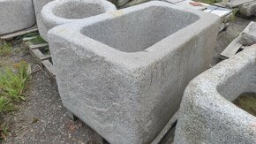Kamenná stírka, kamenka, koryto, 125x71x69 cm - 12