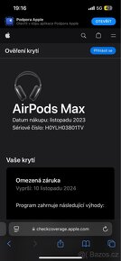 Apple Airpods max černé - 12