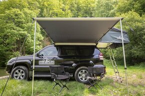 Auto markýza 2,5X2,5m - Overlander - Šedá - 12