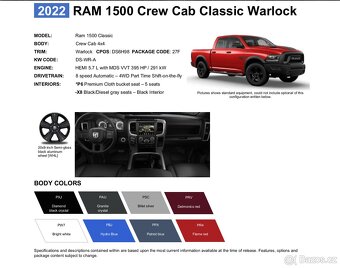 Dodge Ram 1500, Warlock 5.7 Classic (č.P1) možný odpočet - 12