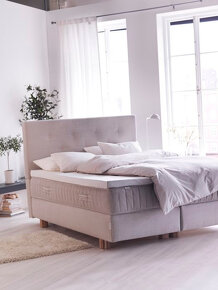 Ikea Dunvik boxspring Quinn Size postel 180x200cm - 12