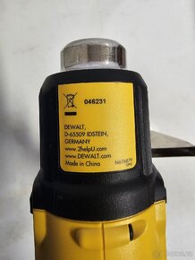 NOVÁ AKU HORKOVZDUŠNÁ PISTOLE DEWALT PC 3000,- - 12