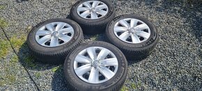 Plechové disky VW Troc 5x112 6x16 ET43 205/60r16 zimni - 12