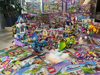 MEGA SADA LEGO FRIENDS + PLASTOVÉ BOXY GRATIS - 12