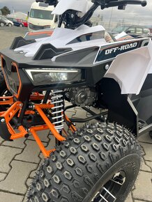 Dětská čtyřkolka FUN 125cc 3G8 - bílo oranžová - 12