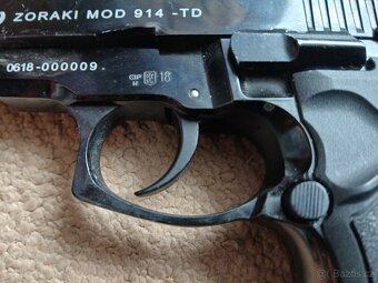 plynovka zoraki 914, cal. 9mm + munice a srapnely - 12