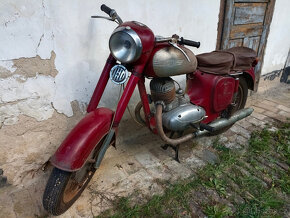 motocykl jawa čz kývačka 250 ccm typ 353 s TP SPZ 1962 - 12